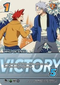 Will of Steel (2024 Regionals Season 2) (Victory) - UniVersus: My Hero Academia Promo Cards - UniVersus card