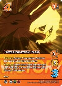 Deterioration Palm (2024 Regionals Season 2) (Victory) - UniVersus: My Hero Academia Promo Cards - UniVersus card