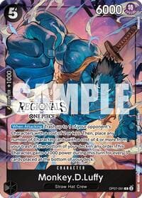Monkey.D.Luffy (091) (Online Regional 2024 Vol. 3) - One Piece Promotion Cards - One Piece Card Game card