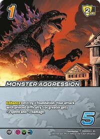 Monster Aggression - UniVersus Promos - UniVersus card