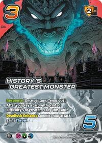 History's Greatest Monster - UniVersus Promos - UniVersus card