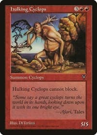Hulking Cyclops - Visions - Magic: The Gathering card