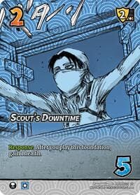 Scout's Downtime - UniVersus Promos - UniVersus card