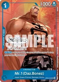 Mr.1 (Daz.Bonez) (Online Regional 2024 Vol. 3) [Finalist] - One Piece Promotion Cards - One Piece Card Game card