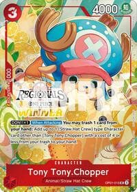 Tony Tony.Chopper (Offline Regional 2024 Vol. 3) [Winner] - One Piece Promotion Cards - One Piece Card Game card