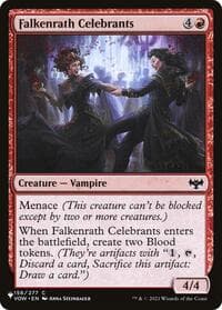 Falkenrath Celebrants - The List Reprints - Magic: The Gathering card
