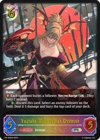 Yuzuki, Righteous Demon - Shadowverse: Evolve Promo Cards - Shadowverse: Evolve card