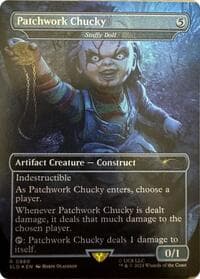 Patchwork Chucky - Stuffy Doll - Secret Lair Drop Series - Magic: The Gathering card
