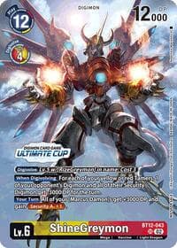ShineGreymon (Ultimate Cup 2024) - Across Time - Digimon Card Game card