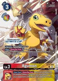 Agumon (Ultimate Cup 2024) - Versus Royal Knights - Digimon Card Game card