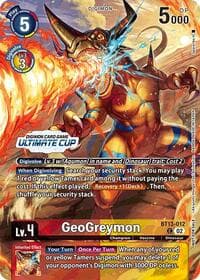 GeoGreymon (Ultimate Cup 2024) - Versus Royal Knights - Digimon Card Game card