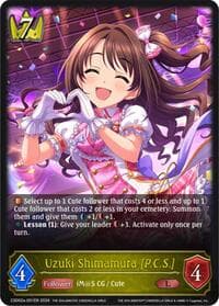 Uzuki Shimamura [P.C.S.] - CSD02: THE IDOLM@STER CINDERELLA GIRLS - Shadowverse: Evolve card