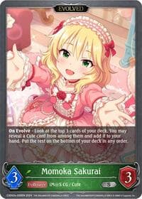 Momoka Sakurai (Evolved) - CSD02: THE IDOLM@STER CINDERELLA GIRLS - Shadowverse: Evolve card