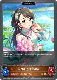 Nene Kurihara (Evolved) - CSD02: THE IDOLM@STER CINDERELLA GIRLS - Shadowverse: Evolve card