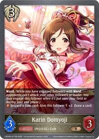 Karin Domyoji - CSD02: THE IDOLM@STER CINDERELLA GIRLS - Shadowverse: Evolve card