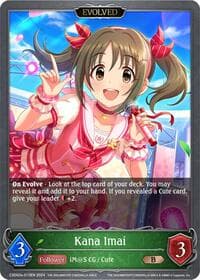 Kana Imai (Evolved) - CSD02: THE IDOLM@STER CINDERELLA GIRLS - Shadowverse: Evolve card