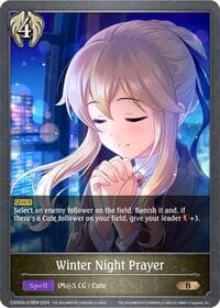 Winter Night Prayer - CSD02: THE IDOLM@STER CINDERELLA GIRLS - Shadowverse: Evolve card