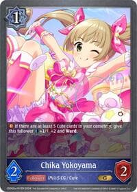 Chika Yokoyama - P01EN (Foil) - CSD02: THE IDOLM@STER CINDERELLA GIRLS - Shadowverse: Evolve card