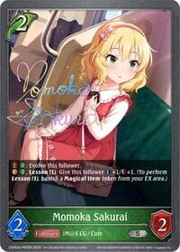 Momoka Sakurai - P02EN (Foil) - CSD02: THE IDOLM@STER CINDERELLA GIRLS - Shadowverse: Evolve card