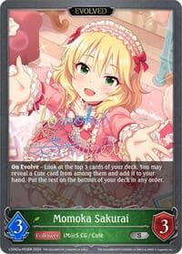 Momoka Sakurai (Evolved) - P03EN (Foil) - CSD02: THE IDOLM@STER CINDERELLA GIRLS - Shadowverse: Evolve card