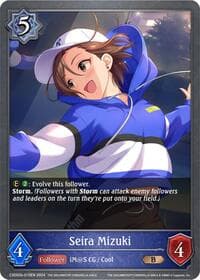 Seira Mizuki - CSD02: THE IDOLM@STER CINDERELLA GIRLS - Shadowverse: Evolve card