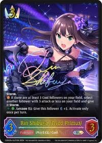 Rin Shibuya [Triad Primus] (SL) - CSD02: THE IDOLM@STER CINDERELLA GIRLS - Shadowverse: Evolve card