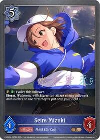 Seira Mizuki - P07EN (Foil) - CSD02: THE IDOLM@STER CINDERELLA GIRLS - Shadowverse: Evolve card