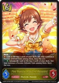 Mio Honda [Positive Passion] - CSD02: THE IDOLM@STER CINDERELLA GIRLS - Shadowverse: Evolve card