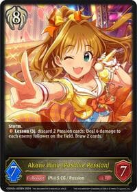 Akane Hino [Positive Passion] - CSD02: THE IDOLM@STER CINDERELLA GIRLS - Shadowverse: Evolve card