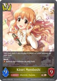Kirari Moroboshi - CSD02: THE IDOLM@STER CINDERELLA GIRLS - Shadowverse: Evolve card