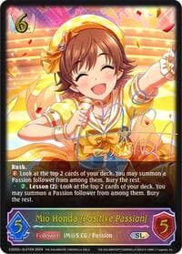 Mio Honda [Positive Passion] (SL) - CSD02: THE IDOLM@STER CINDERELLA GIRLS - Shadowverse: Evolve card