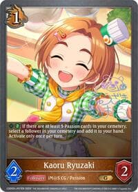 Kaoru Ryuzaki - P01EN (Foil) - CSD02: THE IDOLM@STER CINDERELLA GIRLS - Shadowverse: Evolve card