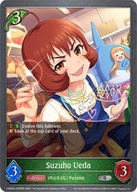 Suzuho Ueda - P02EN (Foil) - CSD02: THE IDOLM@STER CINDERELLA GIRLS - Shadowverse: Evolve card