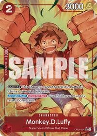 Monkey.D.Luffy (OP01-024) (Alternate Art) - Premium Booster -The Best- - One Piece Card Game card