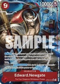 Edward.Newgate (OP02-004) (Alternate Art) - Premium Booster -The Best- - One Piece Card Game card