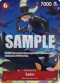 Sabo (OP05-007) (Alternate Art) - Premium Booster -The Best- - One Piece Card Game card