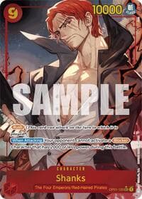Shanks (OP01-120) (Alternate Art) - Premium Booster -The Best- - One Piece Card Game card