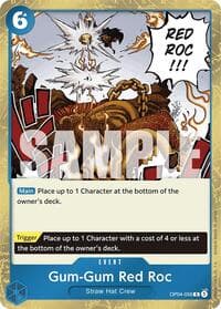 Gum-Gum Red Roc (Jolly Roger Foil) - Premium Booster -The Best- - One Piece Card Game card
