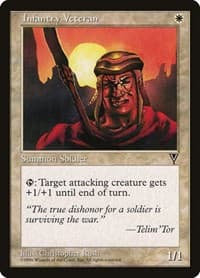 Infantry Veteran - Visions - Magic: The Gathering card
