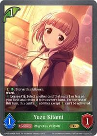 Yuzu Kitami - CP02: THE IDOLM@STER CINDERELLA GIRLS - Shadowverse: Evolve card