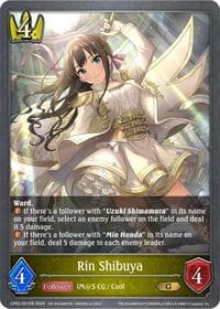 Rin Shibuya - CP02: THE IDOLM@STER CINDERELLA GIRLS - Shadowverse: Evolve card