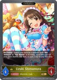Uzuki Shimamura (Evolved) - CP02: THE IDOLM@STER CINDERELLA GIRLS - Shadowverse: Evolve card