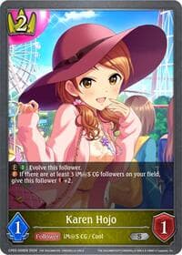 Karen Hojo - CP02: THE IDOLM@STER CINDERELLA GIRLS - Shadowverse: Evolve card