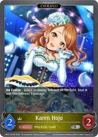 Karen Hojo (Evolved) - CP02: THE IDOLM@STER CINDERELLA GIRLS - Shadowverse: Evolve card