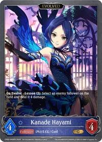 Kanade Hayami (Evolved) - CP02: THE IDOLM@STER CINDERELLA GIRLS - Shadowverse: Evolve card