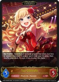 Yui Ohtsuki (Evolved) - CP02: THE IDOLM@STER CINDERELLA GIRLS - Shadowverse: Evolve card