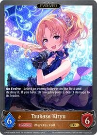 Tsukasa Kiryu (Evolved) - CP02: THE IDOLM@STER CINDERELLA GIRLS - Shadowverse: Evolve card
