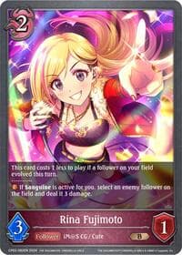 Rina Fujimoto - CP02: THE IDOLM@STER CINDERELLA GIRLS - Shadowverse: Evolve card