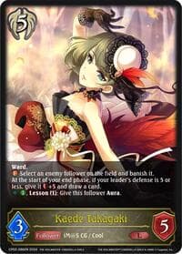 Kaede Takagaki - CP02: THE IDOLM@STER CINDERELLA GIRLS - Shadowverse: Evolve card