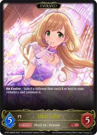 Shin Sato (Evolved) - CP02: THE IDOLM@STER CINDERELLA GIRLS - Shadowverse: Evolve card